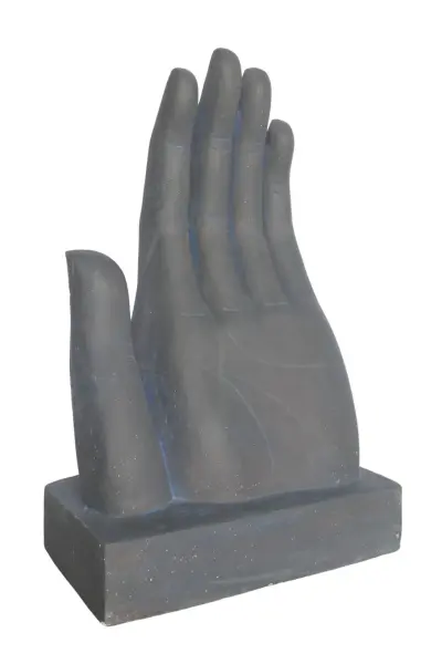 Product image 4 of the product “Praying Hand, 73 cm Height, Cast Stone, Bronze Colour ”